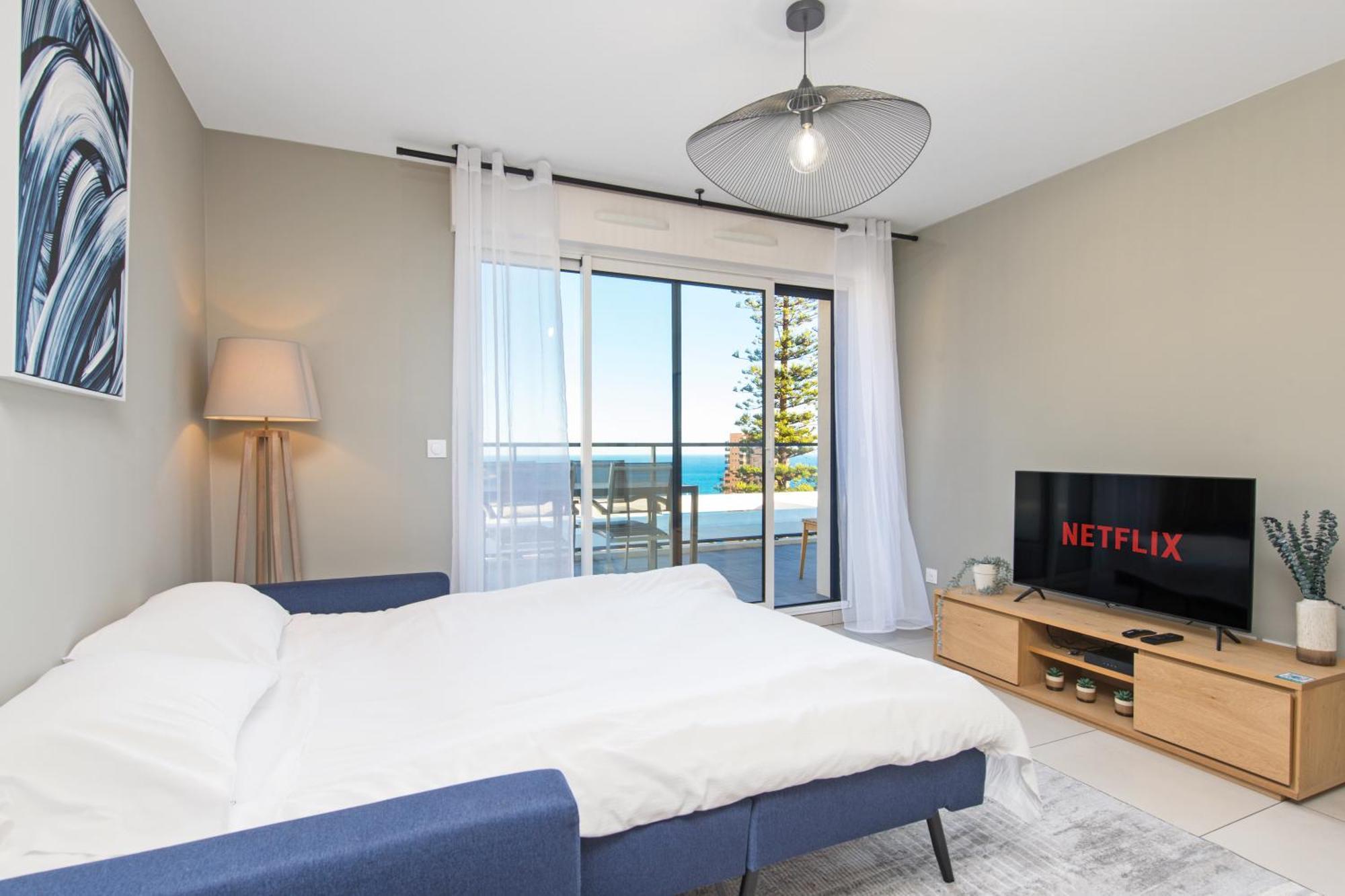 Luxury Apartment - Sea View - Private Parking - Bp Beausoleil Esterno foto