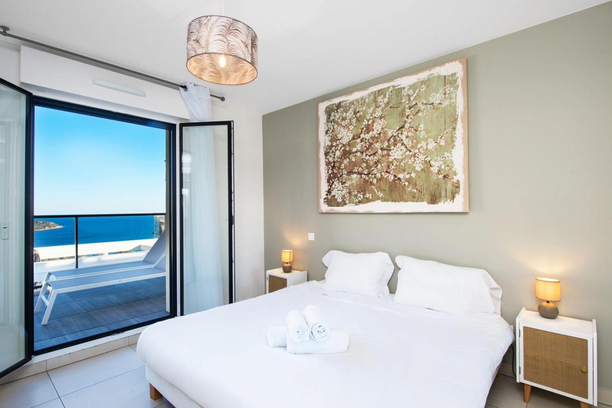 Luxury Apartment - Sea View - Private Parking - Bp Beausoleil Esterno foto