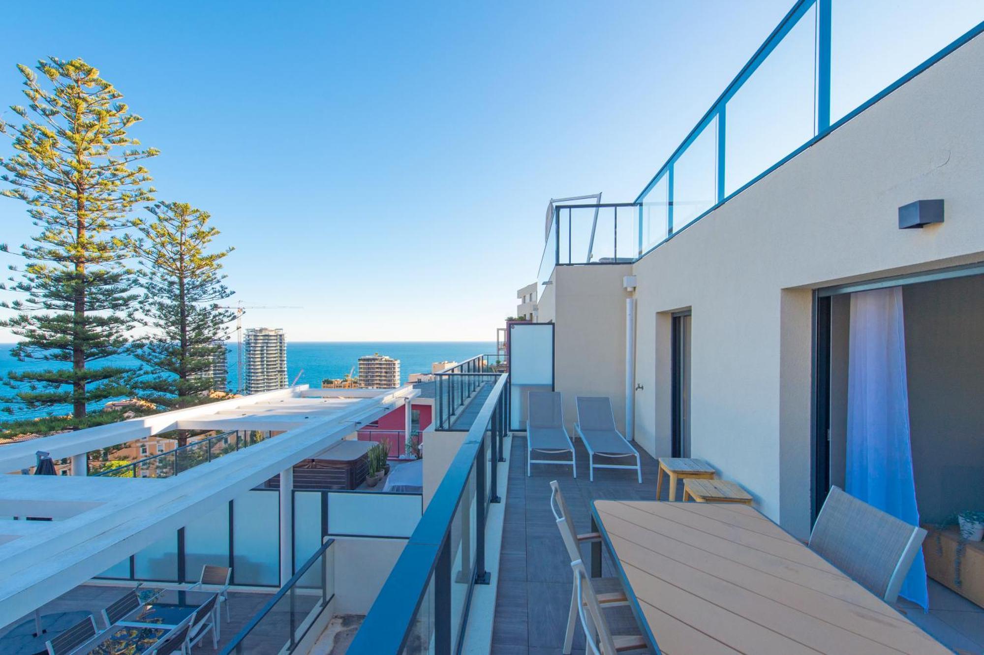 Luxury Apartment - Sea View - Private Parking - Bp Beausoleil Esterno foto