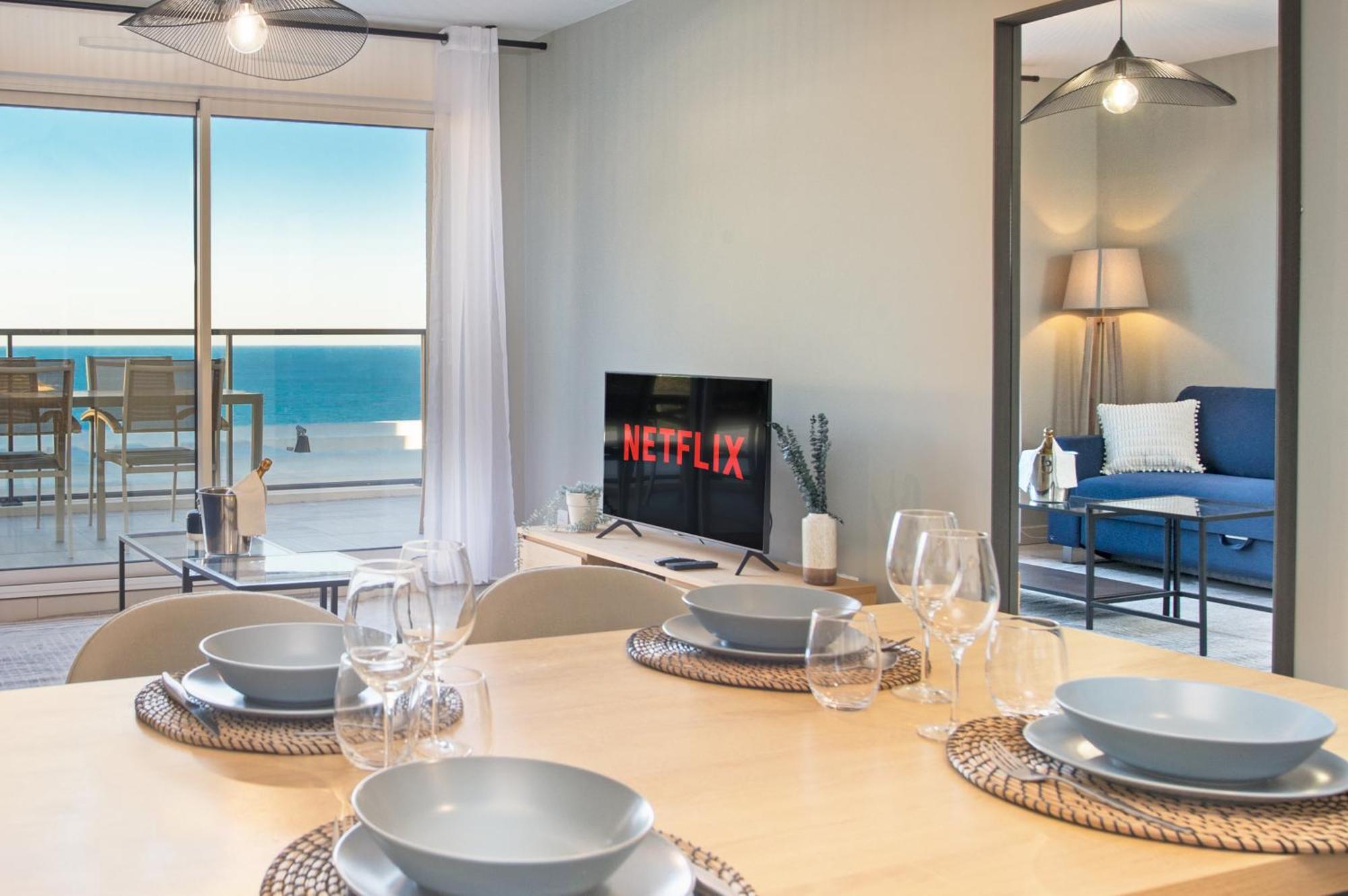 Luxury Apartment - Sea View - Private Parking - Bp Beausoleil Esterno foto